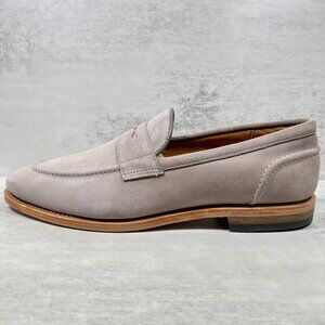 Allen Edmonds Randolph Suede Loafers - Men's Size 11.5 D - Pewter